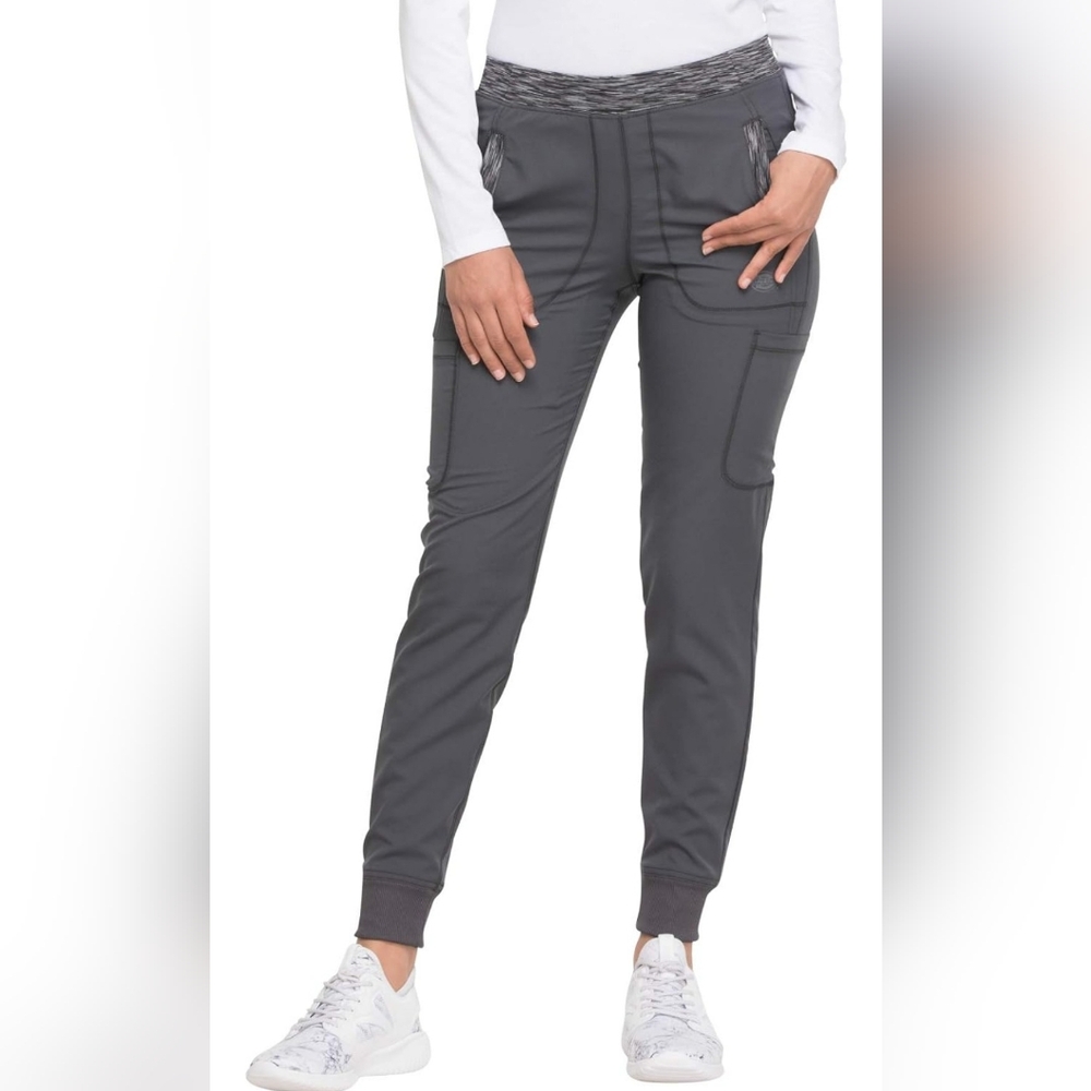 Dickies Dynamix Womens Scrub Pants - Natural Rise Tapered Leg Jogger